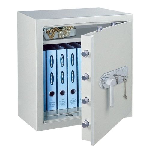 Rottner feuersicherer Wertschutzschrank Opal Fire OPD-55 Premium Zahlenkombinationsschloss