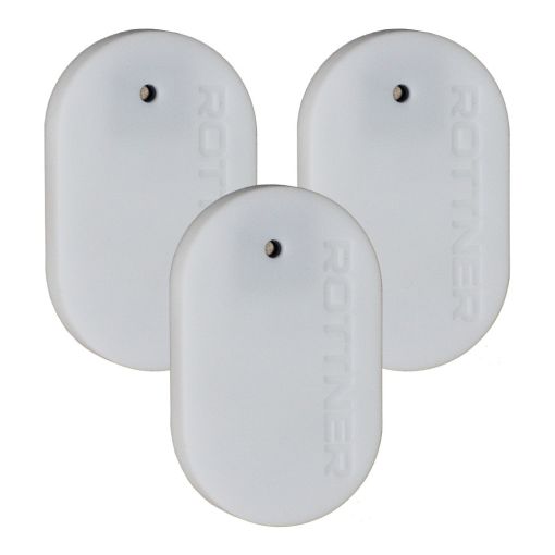 Rottner Akku Hitzemelder Aufkleber 3er Pack