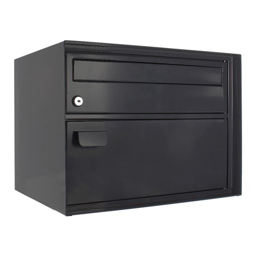 Rottner Paketbriefkasten Enzian Schwarzgrau
