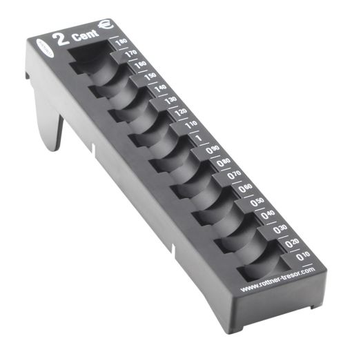 Rottner Geldzählbrett 2 Cent schwarz