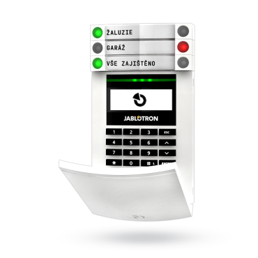 JA-100 Funk-Zugangsmodul mit Tastatur, Display  und RFID- Lesegerät