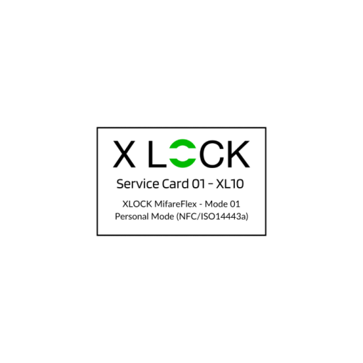 XLOCK 10 MifareFlex Servicekarte