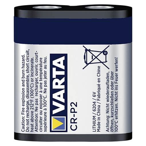 VARTA Lithium Batterie - CR-P2 - 6 Volt